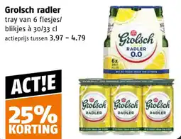 Poiesz Grolsch radler aanbieding