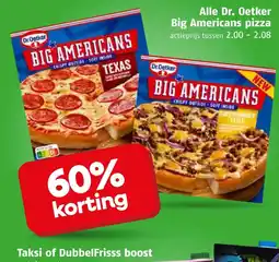 Poiesz Dr. Oetker Big Americans pizza aanbieding