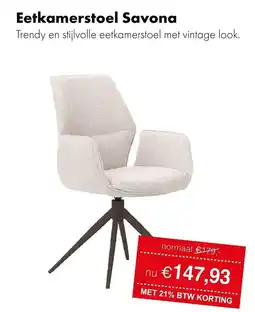 Woonsquare Eetkamerstoel Savona aanbieding