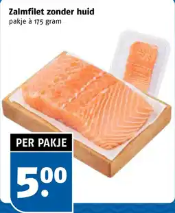 Poiesz Zalmfilet zonder huid aanbieding