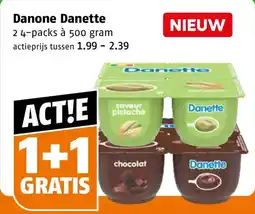 Poiesz Danone Danette aanbieding