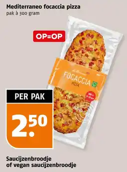 Poiesz Mediterraneo focaccia pizza aanbieding