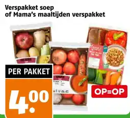 Poiesz Verspakket soep of Mama's maaltijden aanbieding