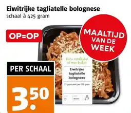 Poiesz Eiwitrijke tagliatelle bolognese aanbieding