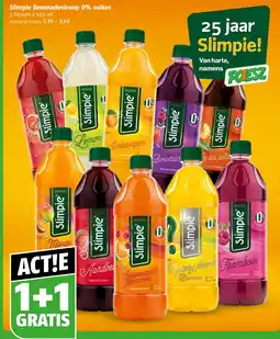 Poiesz Slimpie limonadesiroop 0% suiker aanbieding
