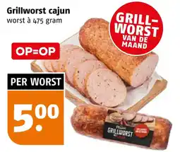 Poiesz Grillworst cajun aanbieding