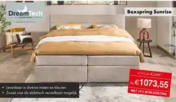 Woonsquare DreamTech Boxspring Sunrise aanbieding