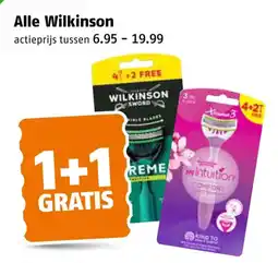 Poiesz Alle Wilkinson aanbieding