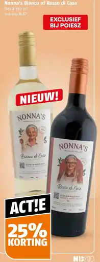Poiesz Nonna's Bianco of Rosso di Casa aanbieding