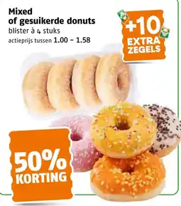 Poiesz Mixed of gesuikerde donuts aanbieding