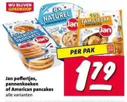 Nettorama Jan poffertjes, pannenkoeken of American pancakes aanbieding