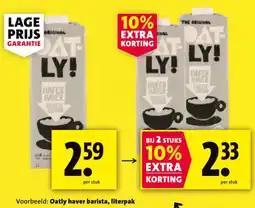 Nettorama Oatly haver barista aanbieding