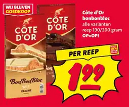 Nettorama Côte d'Or bonbonbloc aanbieding