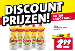 Nettorama Dubro afwasmiddel citroen aanbieding