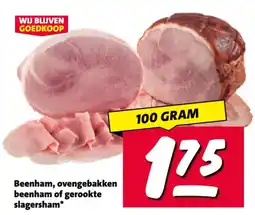 Nettorama Beenham, ovengebakken beenham of gerookte slagersham aanbieding
