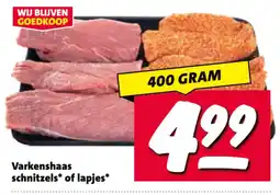 Nettorama Varkenshaas schnitzels of lapjes aanbieding