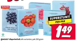 Nettorama Gwoon diepvriesfruit aanbieding