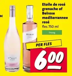 Nettorama Etoile de rosé grenache of Belrose mediterrannee rosé aanbieding