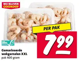 Nettorama Gemarineerde wokgarnalen XXL aanbieding