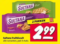 Nettorama Sultana fruitbiscuit aanbieding