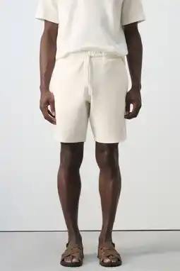 Wehkamp Mango Man regular casual short ecru aanbieding