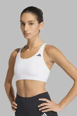 Wehkamp adidas Performance sport-bh medium support Optimé- wit aanbieding