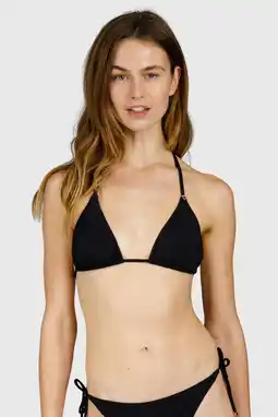 Wehkamp Brunotti voorgevormde triangel bikinitop Novalee zwart aanbieding