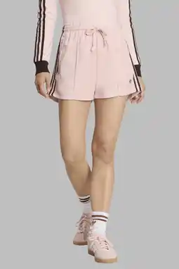 Wehkamp adidas Originals Terry Towel short roze/bruin aanbieding