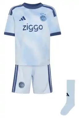 Wehkamp adidas Performance Junior Ajax Amsterdam miniset + sokken lichtblauw aanbieding