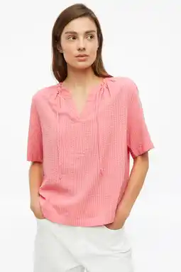 Wehkamp s.Oliver top met textuur roze aanbieding