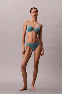 Wehkamp Calvin Klein string grijsgroen aanbieding