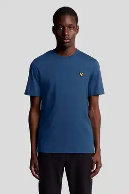 Wehkamp Lyle & Scott regular T-shirt blauw aanbieding