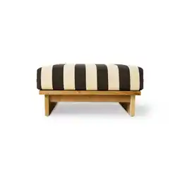 Wehkamp HKLIVING hocker outdoor teak (stracciatella) aanbieding