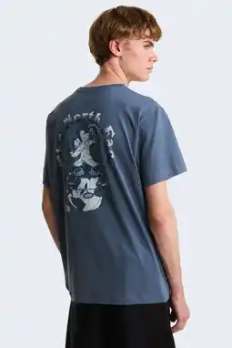 Wehkamp The North Face T-shirt Retro Earth grijsblauw aanbieding