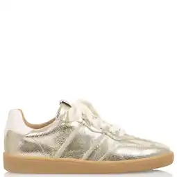 Wehkamp DWRS Poona leren sneakers goud aanbieding