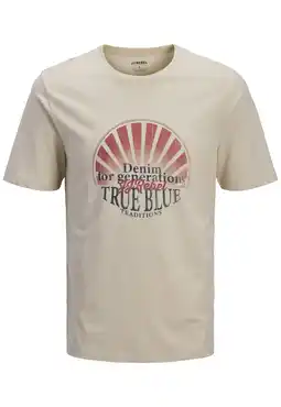 Wehkamp JJ REBEL regular T-shirt beige aanbieding