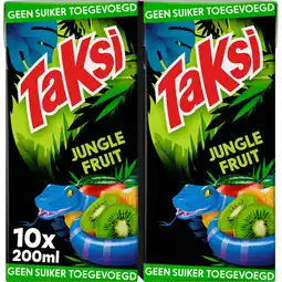 Jumbo Taksi Jungle Fruit Geen Suiker Toegevoegd 10 x 200ML aanbieding