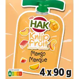 Jumbo HAK Knijpfruit Mango 4 Stuks aanbieding