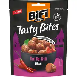 Jumbo Bifi Tasty Bites Thai Hot 50 g aanbieding