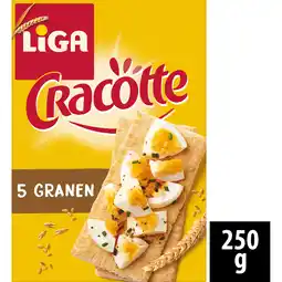 Jumbo Liga Cracotte 5 granen doos 250 g aanbieding
