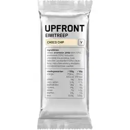 Jumbo Upfront Eiwitreep Vegan Choco Chip 50g aanbieding