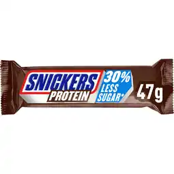 Jumbo Snickers Protein chocolade pinda caramel reep 47g aanbieding