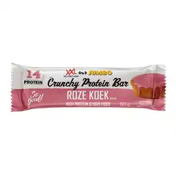 Jumbo XXL Nutrition Protein Bar Roze Koek 1 Stuk aanbieding