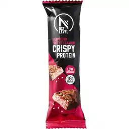 Jumbo NXTLVL Crispy Proteinereep Raspberry Toffee 55g aanbieding