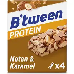 Jumbo B'tween Protein Noten & Karamel 4 x 24g aanbieding