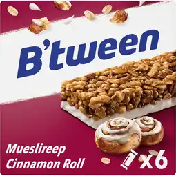 Jumbo B'tween Cinnamon Roll Flavour 6 x 23 g aanbieding