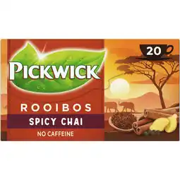 Jumbo Pickwick Rooibos Spicy Chai 20 stuks aanbieding