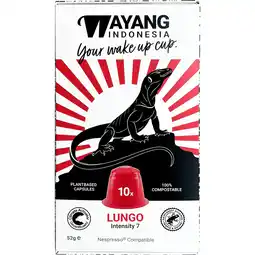 Jumbo Wayang Koffiecups Lungo 10 stuks aanbieding