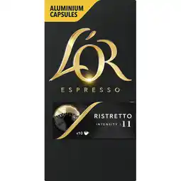 Jumbo L'OR Espresso Ristretto Aluminium Capsules 10 Stuks 52 g aanbieding
