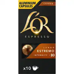 Jumbo L'OR Espresso Lungo Estremo 10 Stuks 52 g aanbieding